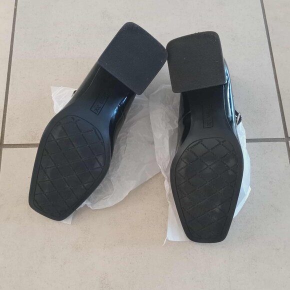 Rachel Zoe | Livia Mary Jane Glossy Patent Block Heels - Picture 8 of 12